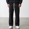 Contrast-Stitched Sweats